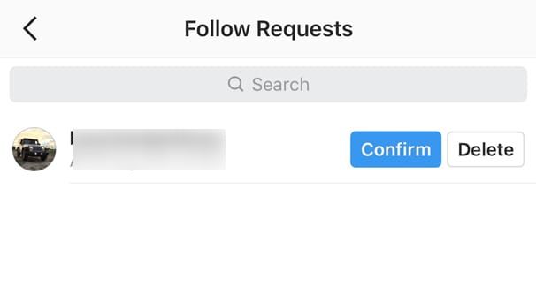 How to see all sent follow requests