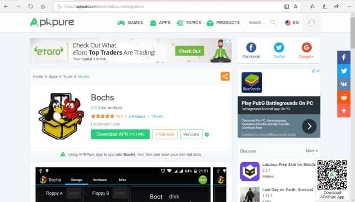 install bochs on android
