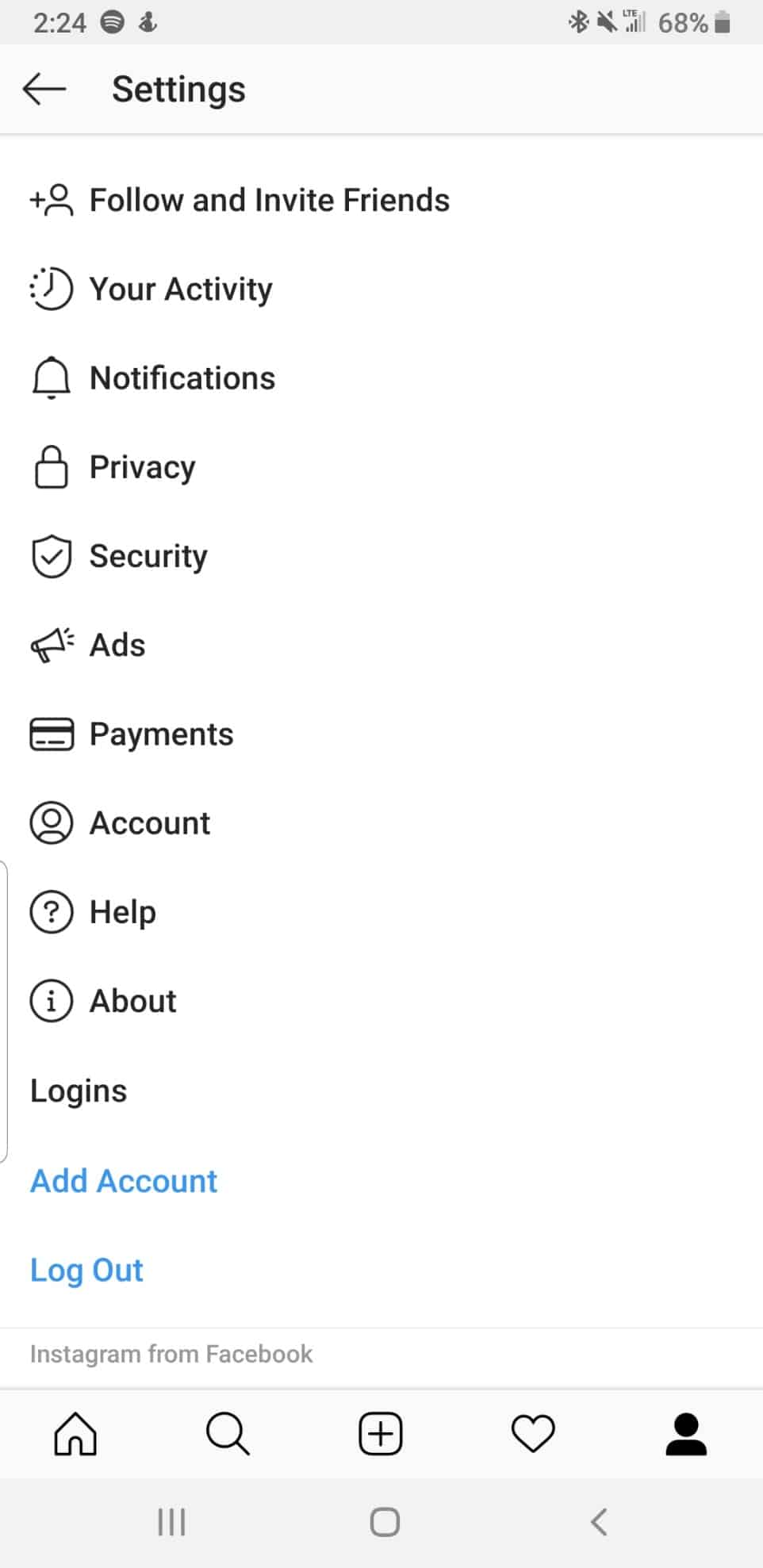 select “Privacy.”