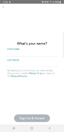Add first name and last name