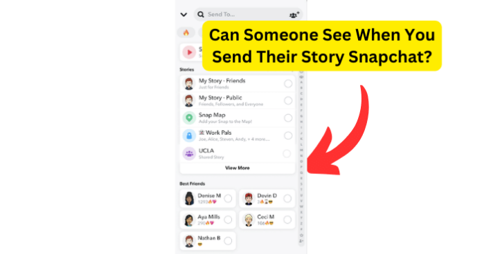 Can Someone See When You Send Their Story Snapchat?
