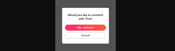 Do you know if someone unmatched you on tinder