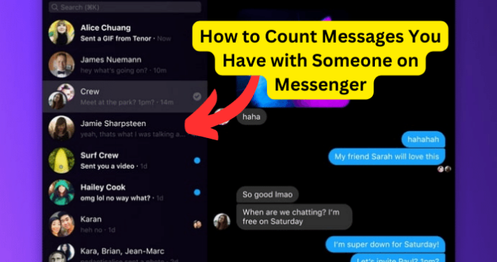 Messenger Message Counter