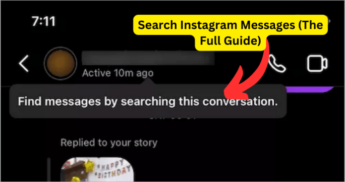 Search Instagram Messages