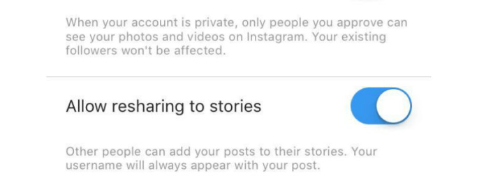Can't Share Post to Story on Instagram