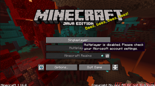 Multiplayer Is Disabled In Minecraft