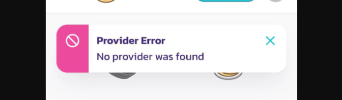 No Provider Was Found Pancakeswap