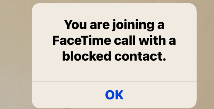 You Are Joining a Facetime Call With a Blocked Contact - 15