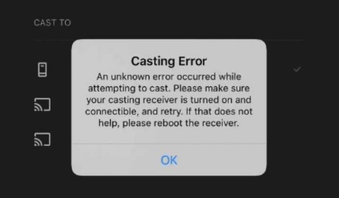 Oculus Casting Error