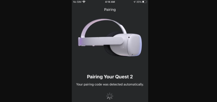 Oculus Quest 2 Pairing Code Not Showing Up