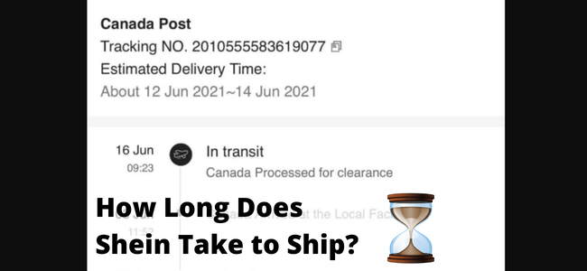 how long does shein take to ship