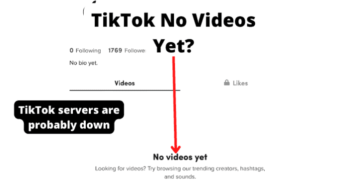 TikTok No Videos Yet
