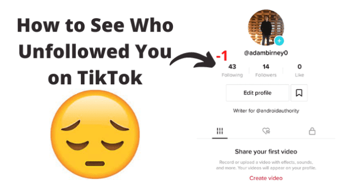 How to know who unfollowed you on tiktok