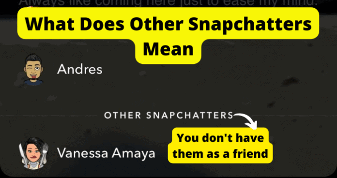 What Does Other Snapchatters Mean