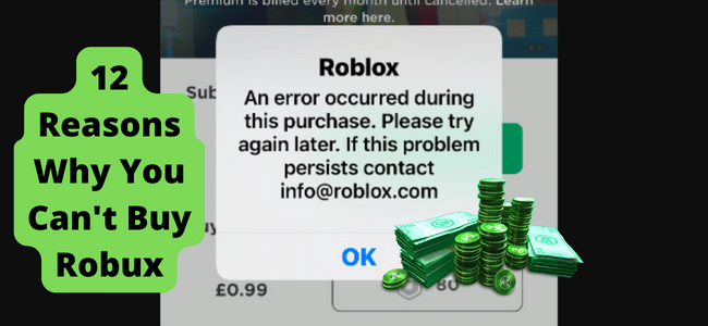 why can't i buy robux