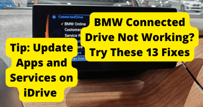 BMW Connected Drive Not Working