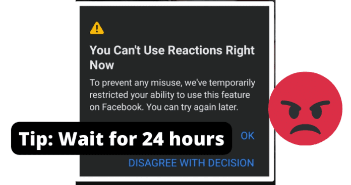 You Cant Use Reactions Right Now On Facebook
