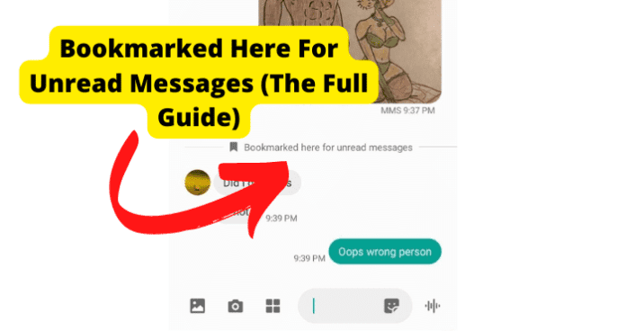 Bookmarked Here For Unread Messages