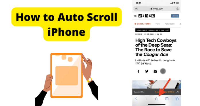 How to Auto Scroll iPhone