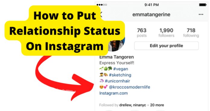 How to Put Relationship Status On Instagram