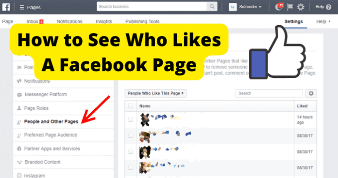 How to See Who Likes A Facebook Page