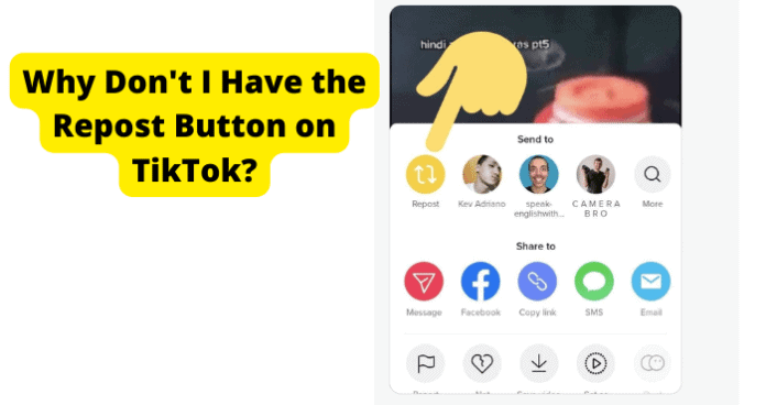 Why Don't I Have the Repost Button on TikTok