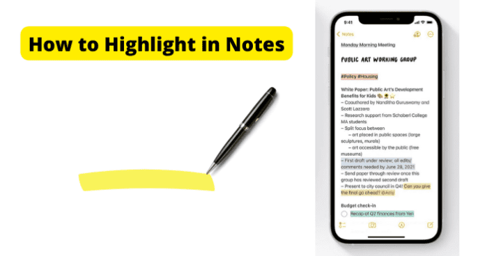 How to Highlight in Notes
