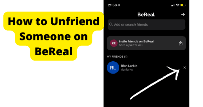 How to Unfriend Someone on BeReal