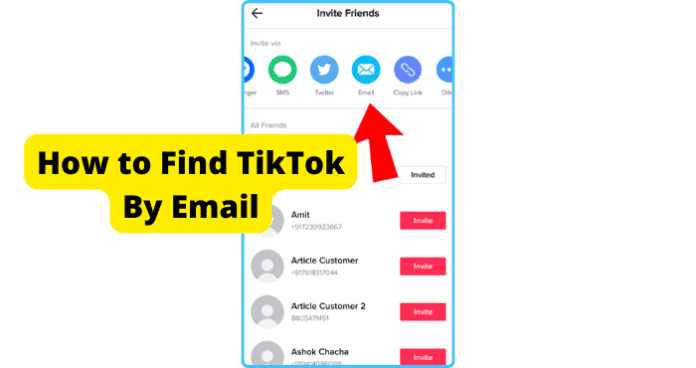 How to Find TikTok By Email