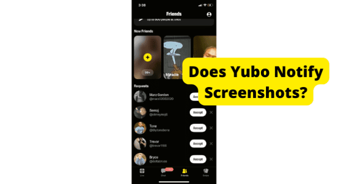 Does Yubo Notify Screenshots?