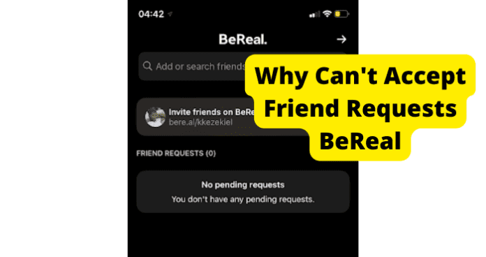 Why Can't Accept Friend Requests BeReal