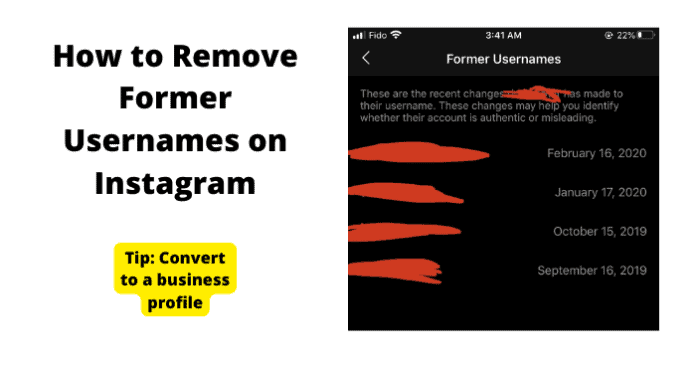 How to Remove Former Usernames on Instagram