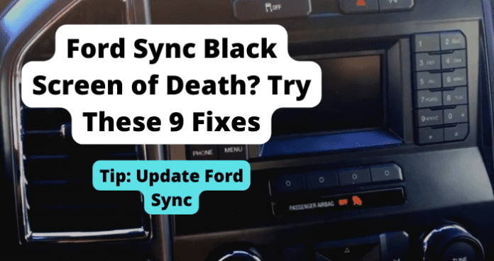 Ford Sync Black Screen of Death
