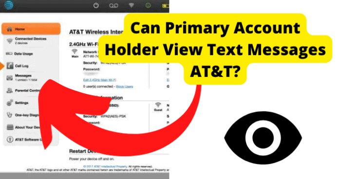 Can Primary Account Holder View Text Messages AT&T?