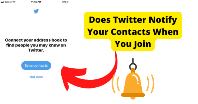 If You Make a New Twitter Account, Are Contacts Notified?