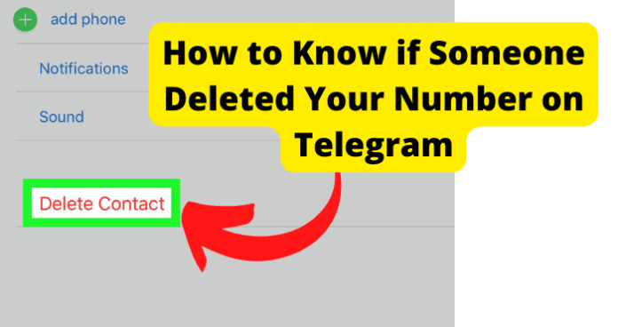 How to Know If Someone Deleted Your Number on Telegram