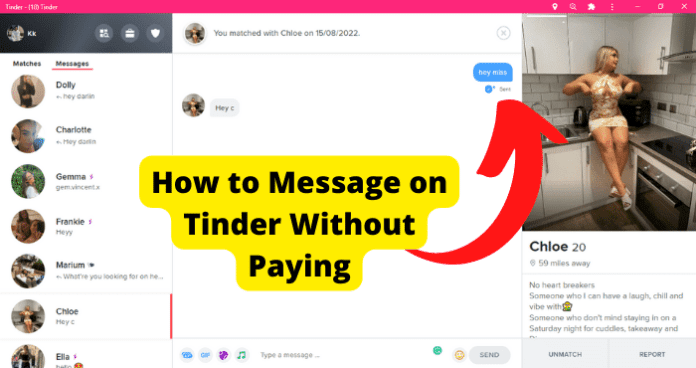 How to Message on Tinder Without Paying