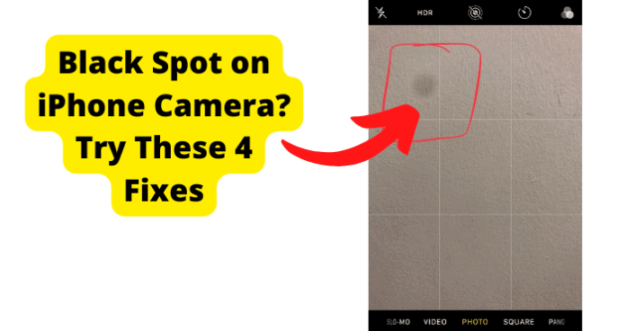 Black Spot on iPhone Camera