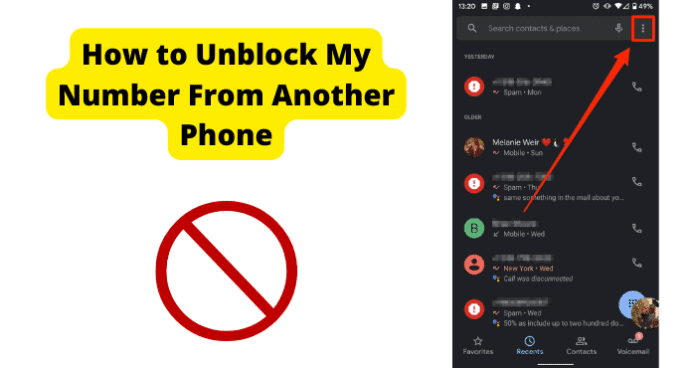 How to Unblock My Number From Another Phone