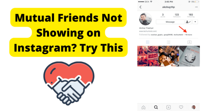Mutual Friends Not Showing on Instagram