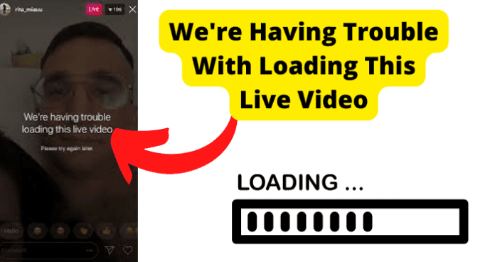We're Having Trouble With Loading This Live Video