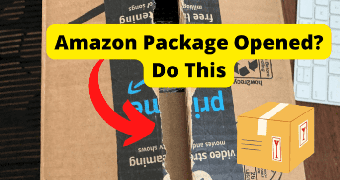 Amazon Package Opened