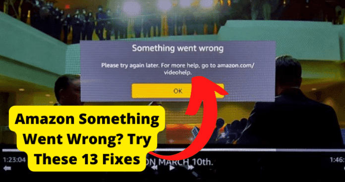 Amazon Something Went Wrong