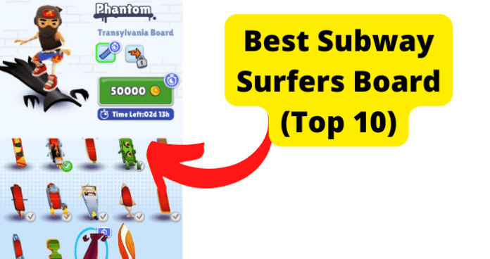 Best Subway Surfers Board