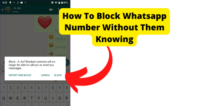 How to Block Whatsapp Number Without Them Knowing