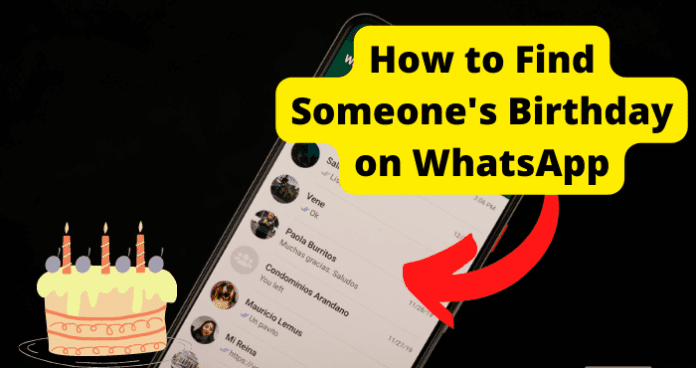 How to Find Someone's Birthday on WhatsApp