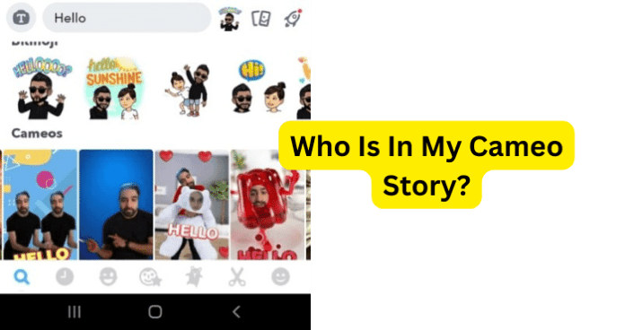 Who Is In My Cameo Story?
