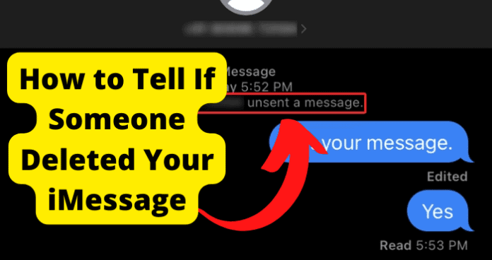 How to Tell If Someone Deleted Your iMessage
