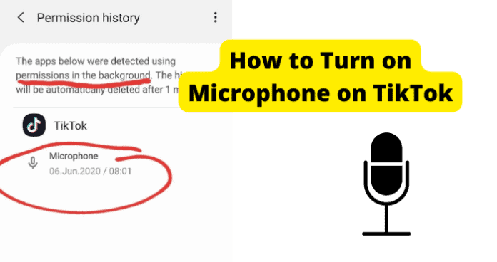 How to Turn on Microphone on TikTok