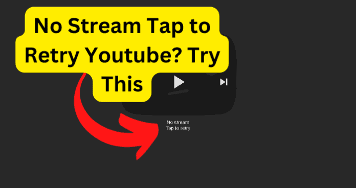 No Stream Tap to Retry Youtube iPhone